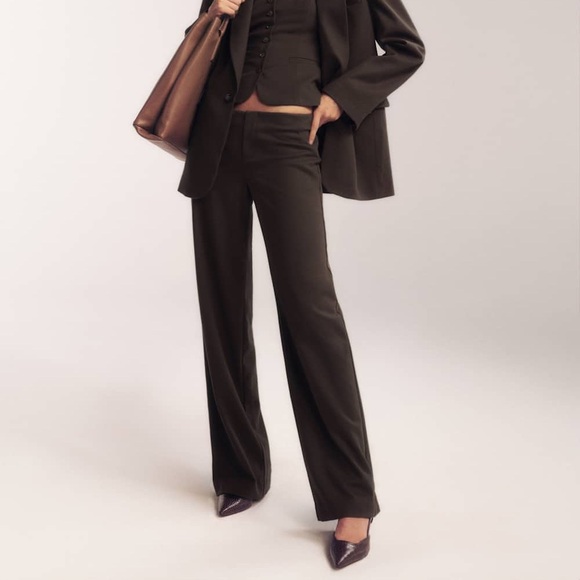 Reformation Vida Low Rise Pant - Picture 1 of 8